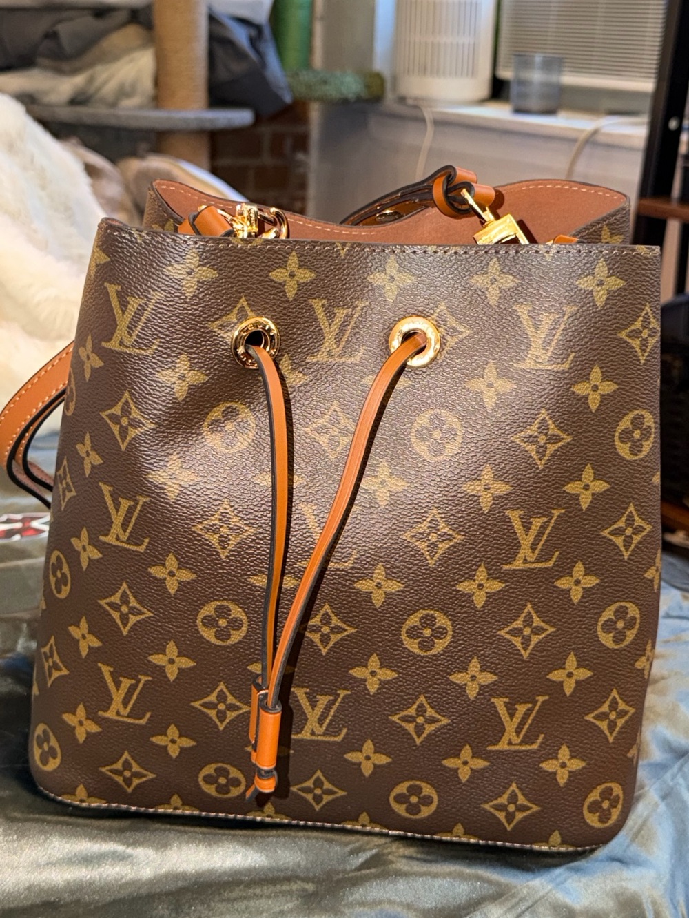 Louis Vuitton Monogram Canvas Bucket Crossbody Bag -Dust Bag&Receipt included - Picture 7 of 11